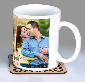 Personalised Plain White Ceramic Mug