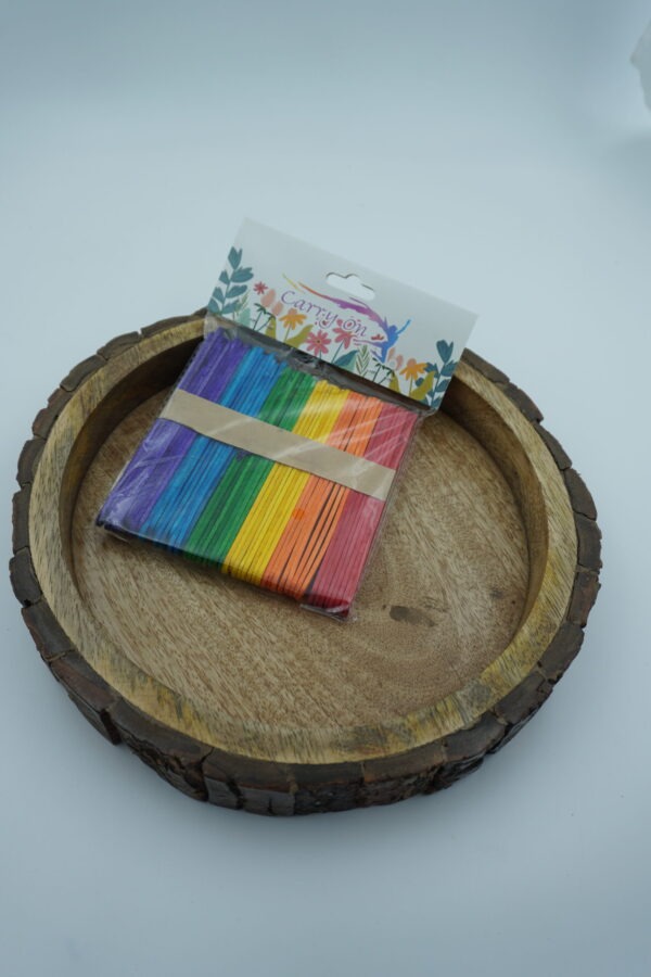 Coloured wooden stick