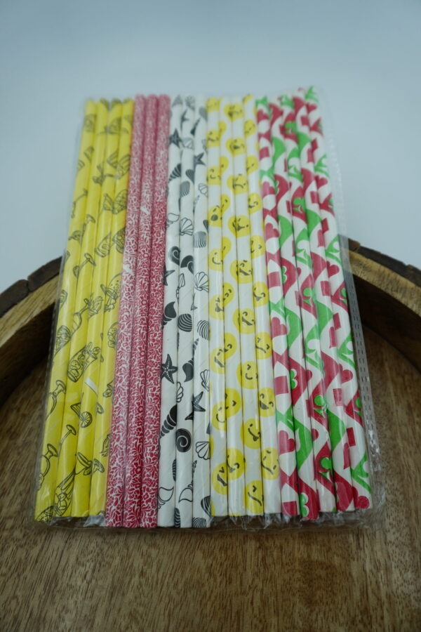 Printed Paper Straws