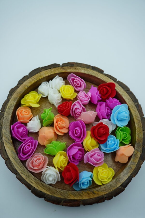 Multicolor Foam Rose Flowers
