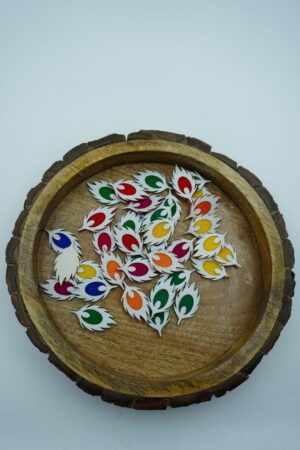 Glitter Foam Leaf Cutouts