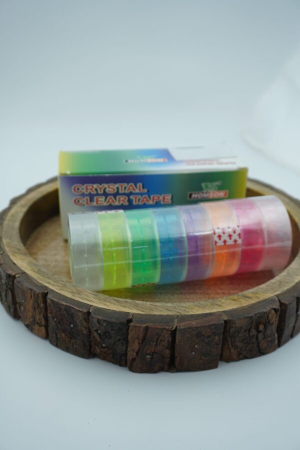 crystal clear adhesive tapes