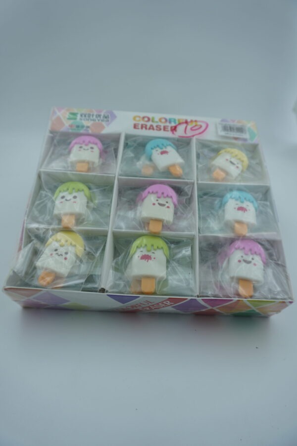 3D Ice Cream Bar Erasers