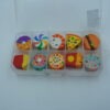 Food-Themed Eraser Set