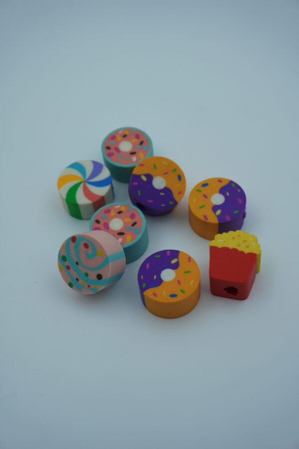 Food-Themed Eraser Set