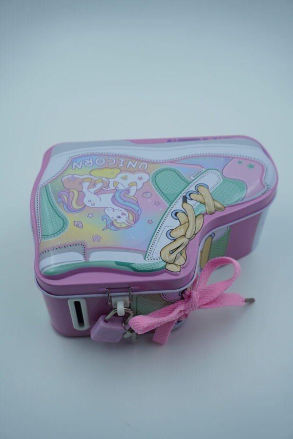 Shoes shape Unicorn piggy bank