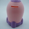 Rocket shape piggy bank with coded lock ( Pink colour)