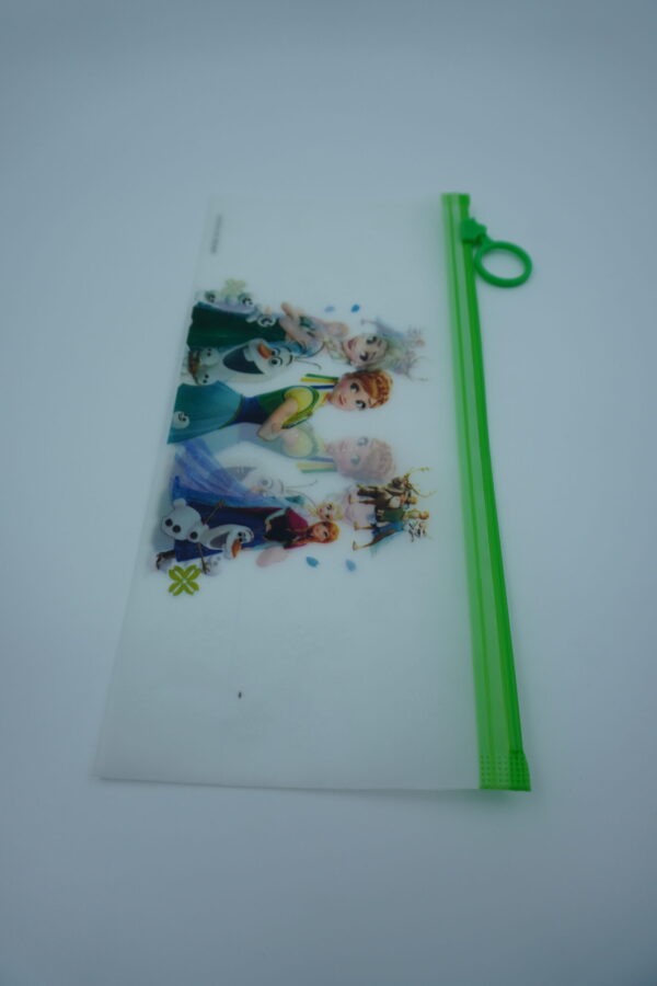 Cartoon character zip  pencil pouch for Girls