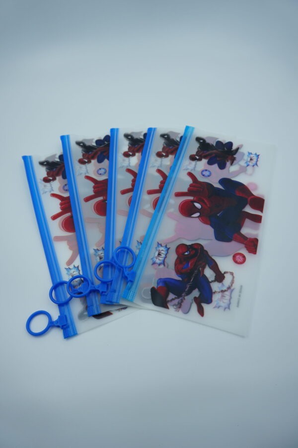 Cartoon character zip  pencil pouch for Boys