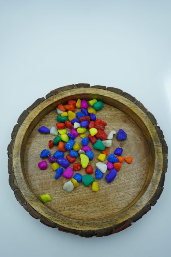 multicolor pebbles stones