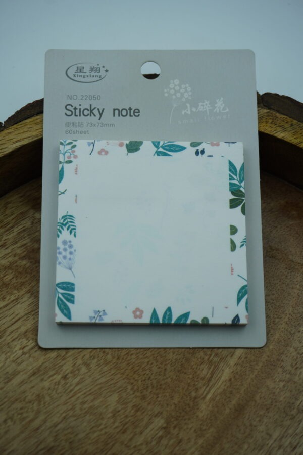 AG-SN-07-C-scaled-1.jpg Floral Sticky Notes / Memo Pad