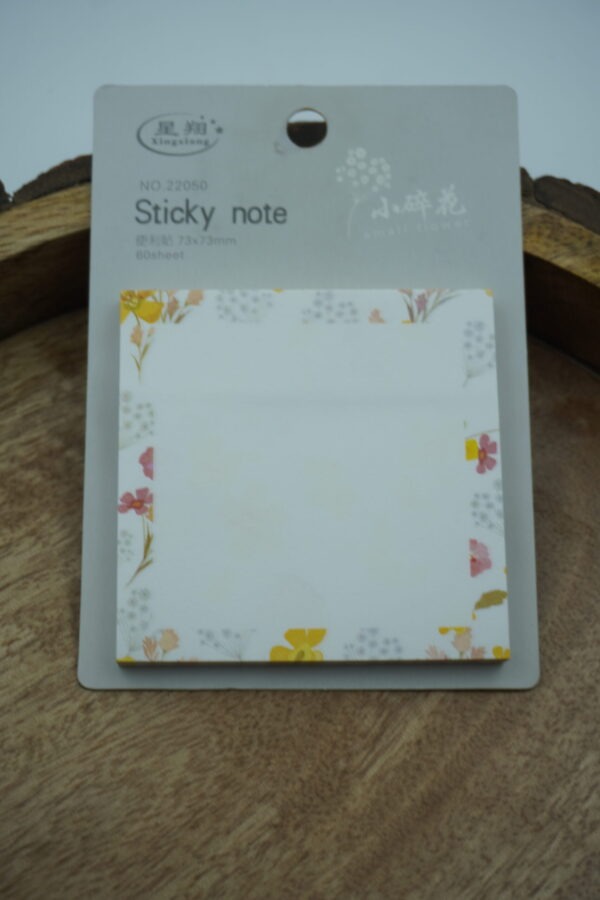 AG-SN-07-E-scaled-1.jpg Floral Sticky Notes / Memo Pad