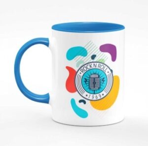 Personalised Photo Mug with Inner Colour