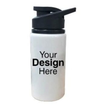 Customised Aluminium Sipper with flip-top lid